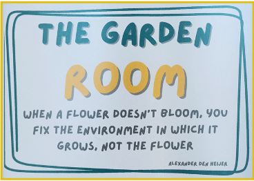 Garden Room Sign